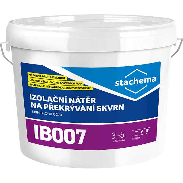 Nátěr k zakrývání skvrn Stachema IB007 bílá 1 kg