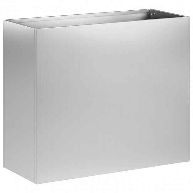 vidaXL Zahradní pěstebník Stříbrná 50 x 20 x 40 cm Pozinkovaná ocel