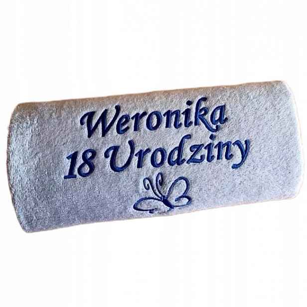 Dárek k 18. Narozeninám, osmnáctku pro dceru syna od kmotry, Ručník