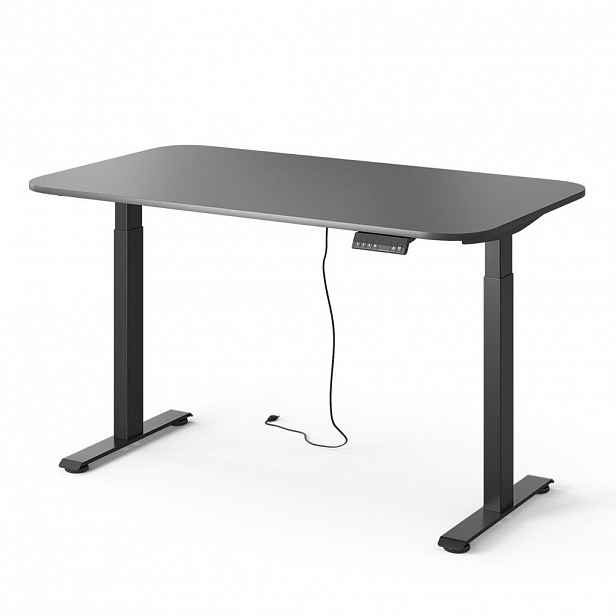 Vicco PSACÍ STŮL Elevate Černá/Antracitová 140 x 80 cm 2 motory