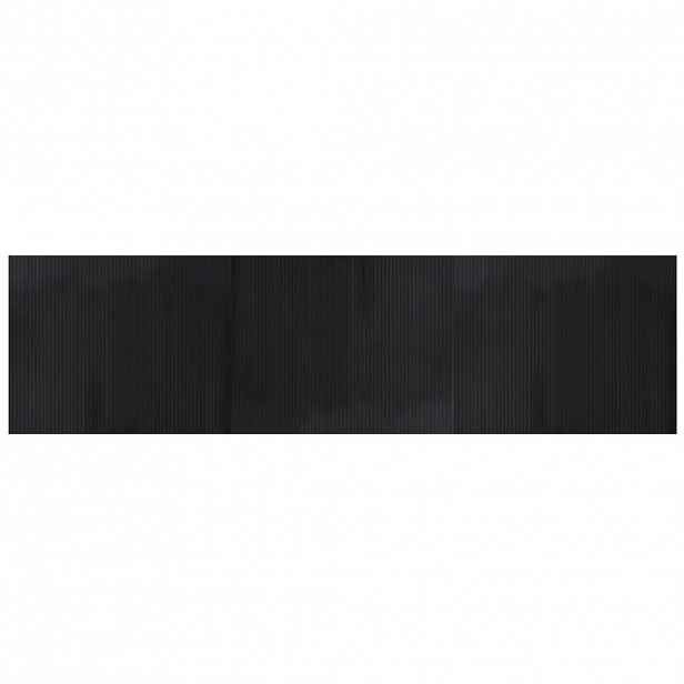 vidaXL Koberec obdélníkový černý 80 x 300 cm bambus