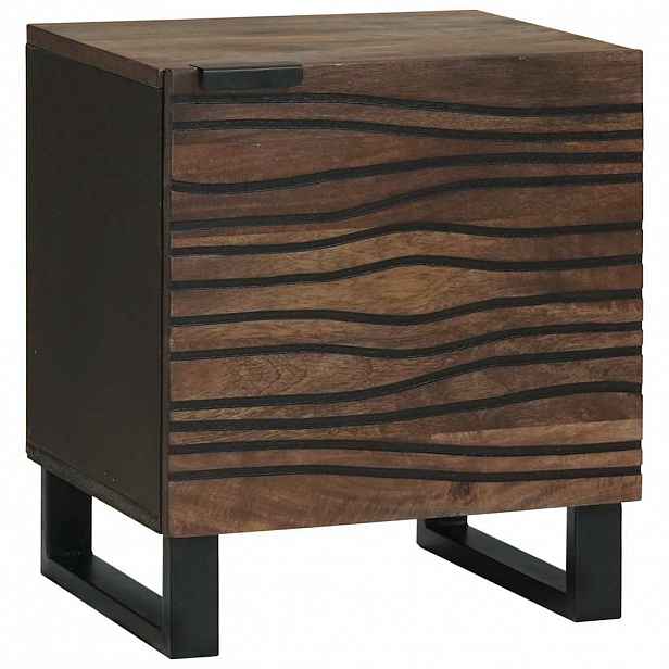 vidaXL Noční skříňka Vlašský ořech 40 x 33 x 46 cm Kompozitní dřevo