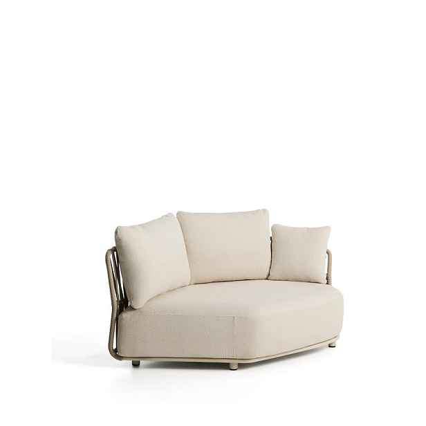 Béžová/taupe zahradní modulární pohovka 167 cm Osani – Kave Home