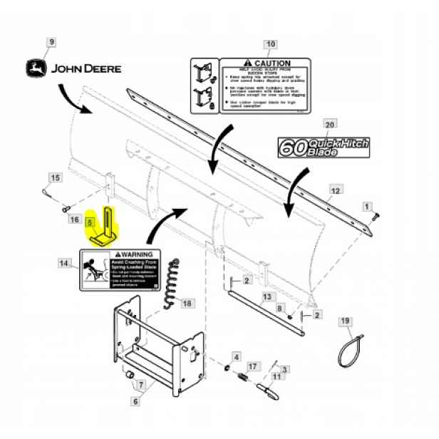 Blok 1023E John Deere AM119321