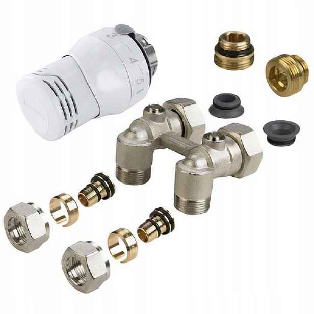 Úhlová termostatická sada 1/2" 3/4" Rk1001001 M30 x 1,5 Comap