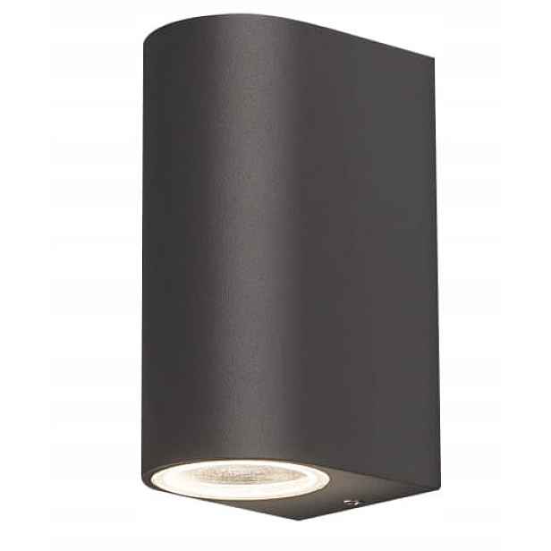 Venkovní nástěnné svítidlo Nowodvorski Nico Led Grafit IP54 2xGU10 10W