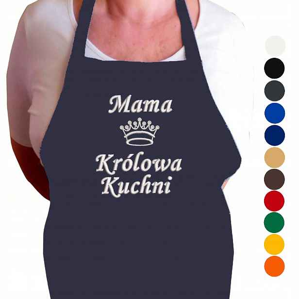 Zástěra Královna Kuchyně Dárek Na Svátek Matek Pro Tchýni Matky Máma Jméno