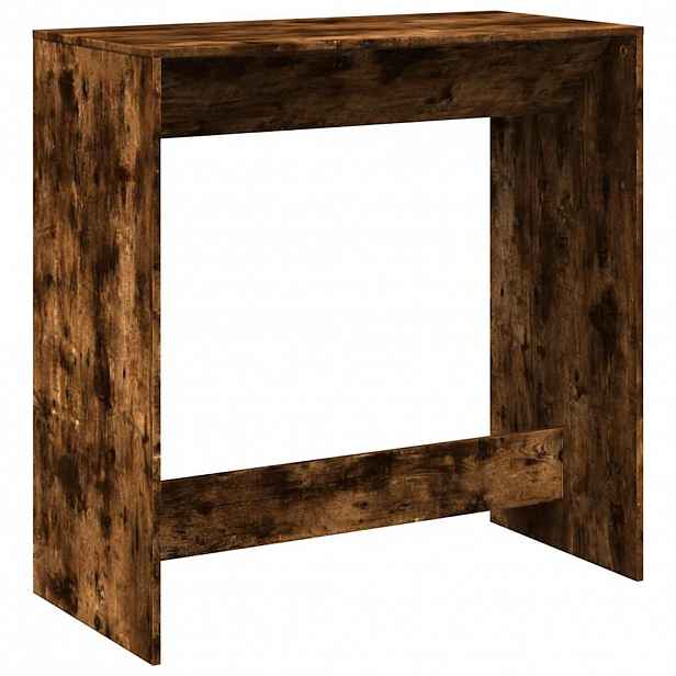 vidaXL Barový stůl kouřový dub 102 x 50 x 103,5 cm kompozitní dřevo