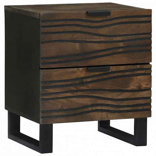 vidaXL Noční skříňka Vlašský ořech 40 x 33 x 46 cm Kompozitní dřevo