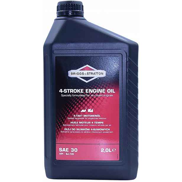Olej pro sekačky Briggs & Stratton 2 l. SAE30 láhev 2 litry