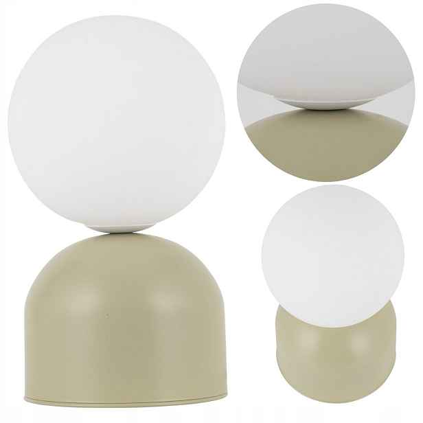 Stolní lampa Miki pistáciová 1xG9 stojací lampa noční loft na stůl obývací pokoj