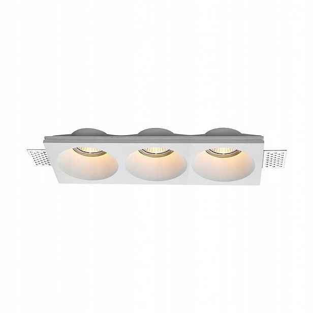 V-tac Sádrové svítidlo 3xGU10 stropní, bílá barva 280x100 VT-11013