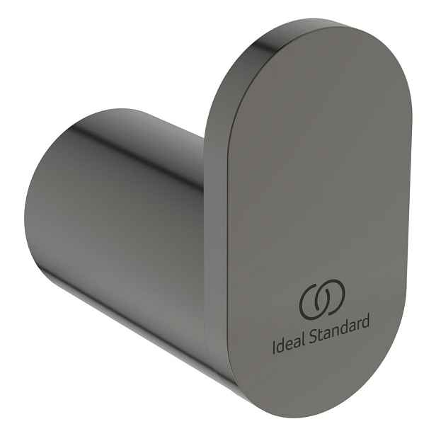 Antracitový nástěnný kovový háček Conca – Ideal Standard
