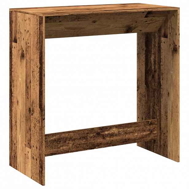 vidaXL Barový stůl old wood 102 x 50 x 103,5 cm kompozitní dřevo
