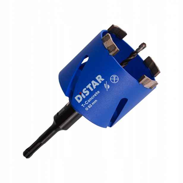 Korunkový Vrták diamantová Distar Dds-w pro betonu/cihlu o průměru 82 mm adaptér