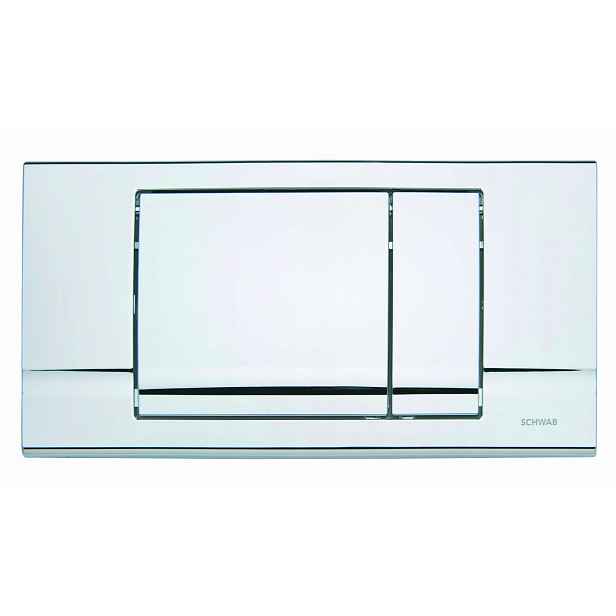 Schwab Tlačítko Riva Duo Chrom 3/6L 182UP