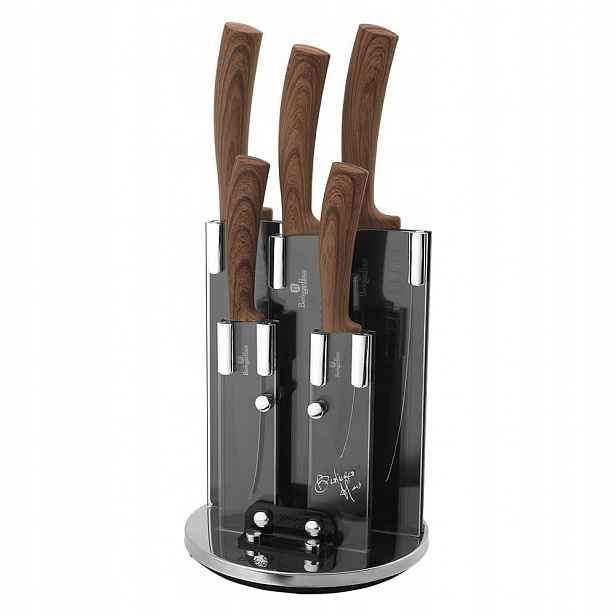 BH-2530 Sada nožů 6 ks Berlinger Haus Ebony Rosewood Collection