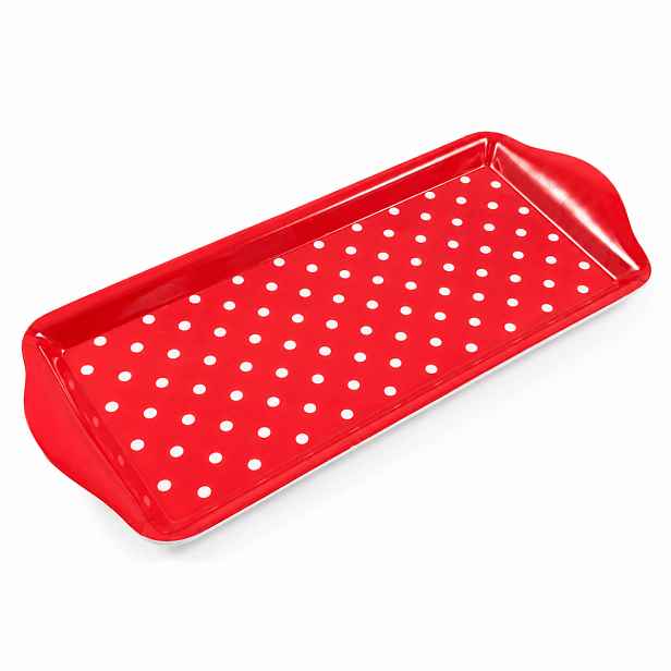 Royal Kitchen Plastový servírovací tác TEČKY 33×14,5cm, 62148