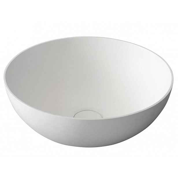Sapho Thin - Umyvadlová mísa, průměr 39 cm, matná bílá WN185