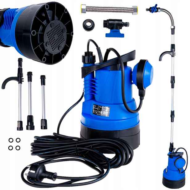 Ponorné čerpadlo 400 W pro Dešťové Vody s plovákem 5200 l/h Síťové IPX8 Geko
