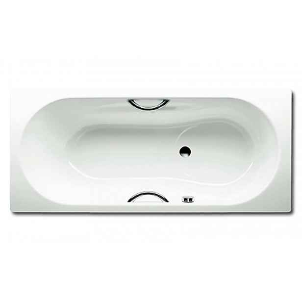 Kaldewei Ambiente - Obdélníková vana Vaio Set Star 947, 180x80 cm, s otvory pro madla, celoplošný Antislip, bílá 234727090001