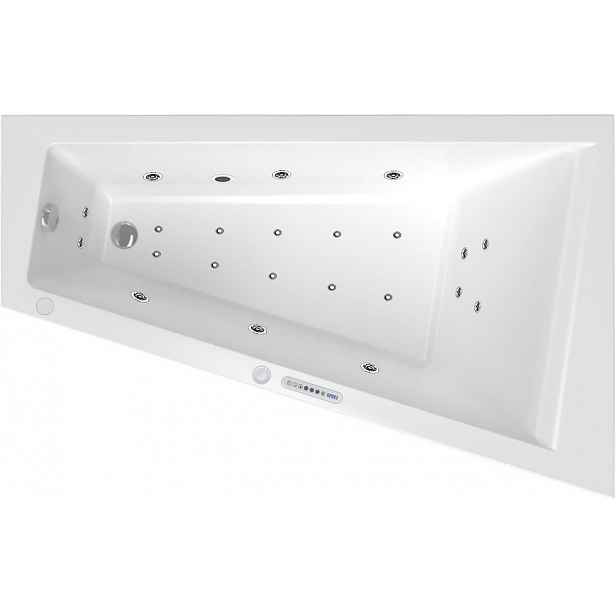 Masážní vana SIKO Idea Plus 160x100 cm LUXUS akrylát levá SIKOHMLID160100L