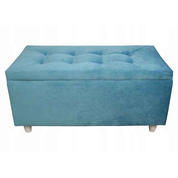 Otevírací kufr Velká Taburet Pufka 80x40 Na Nožičkách výběr tkanin a barev
