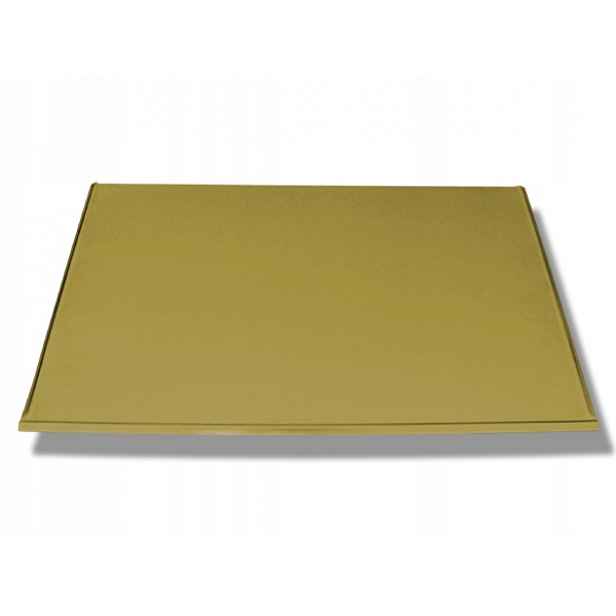 plech před krbem mosaz satinovaný 80x50cm B