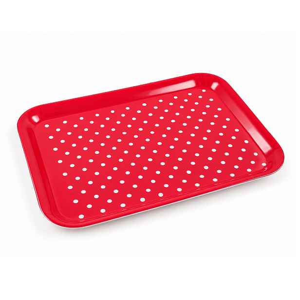 Royal Kitchen Plastový servírovací tác TEČKY 33×24,5cm, 61509