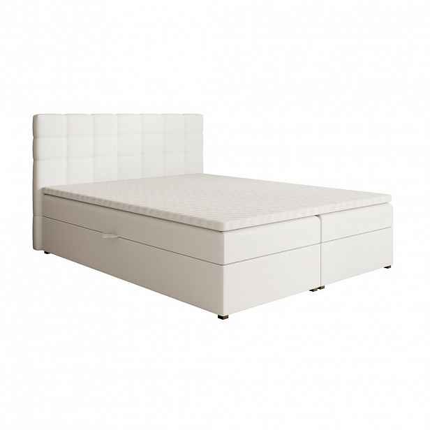 Beautysofa ČALOUNĚNÁ postel Topiq 164/203/103, bílá