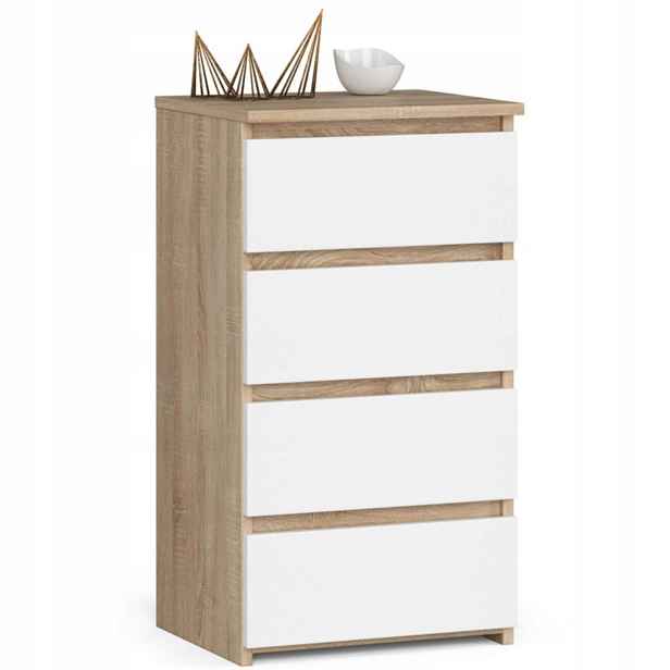Komoda skříňka 40 cm CL4 sonoma-bílá Akd