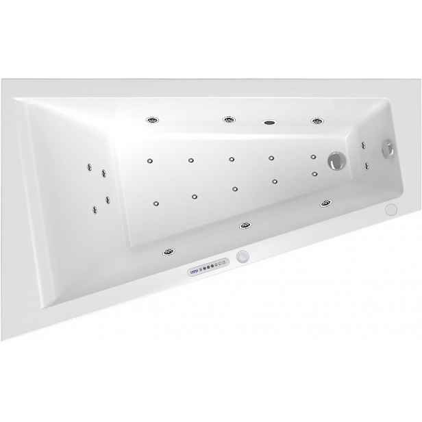 Masážní vana SIKO Idea Plus 160x100 cm LUXUS akrylát pravá SIKOHMLID160100P