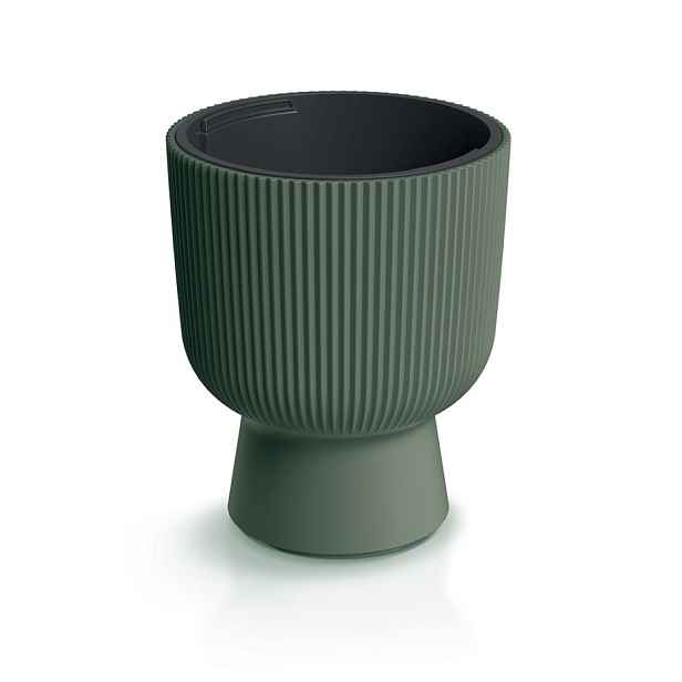 Prosperplast Květináč MILLA IV tmavě zelený, varianta 23,9 cm