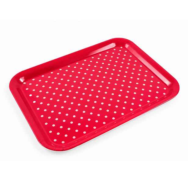 Royal Kitchen Plastový servírovací tác TEČKY 38,4×28,5cm, 61875
