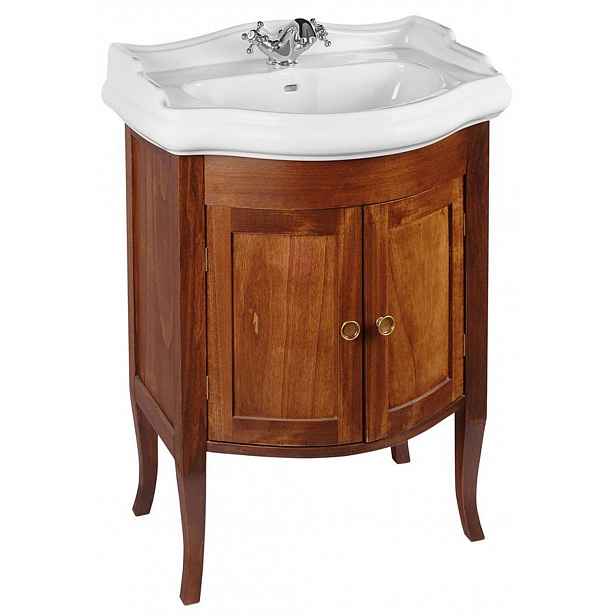Sapho Retro - Umyvadlová skříňka 60x80x45 cm, buk 735140