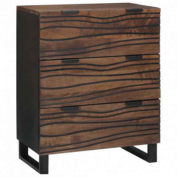 vidaXL Servírovací skříň Hnědá 60 x 33.5 x 75 cm