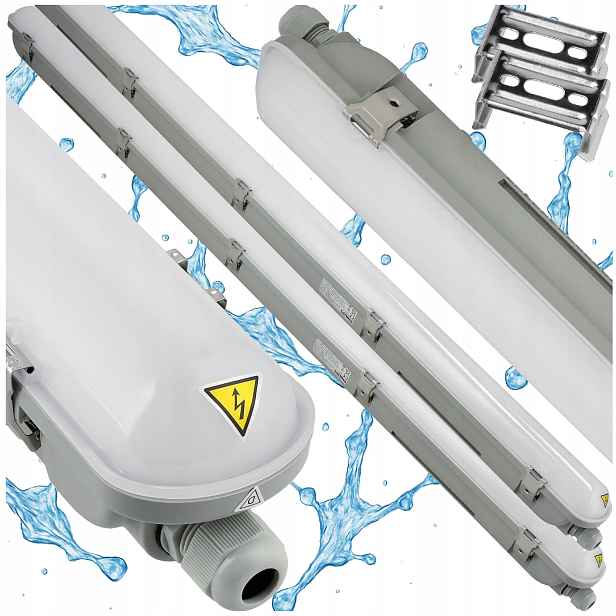 Led lampa Hermetická lampa Philips 22W 2400lm 4000K 120cm do garáže 2x