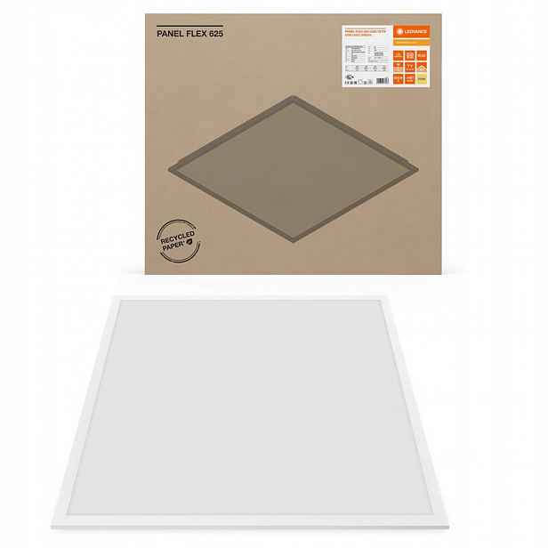 Led panel Lampa 32W 5160lm 3000K Podomítková UGR19 62x62cm