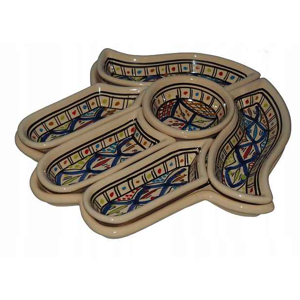 Mezze Set pro Mezze Meze Fatima Maroko Tunisko Hamsa