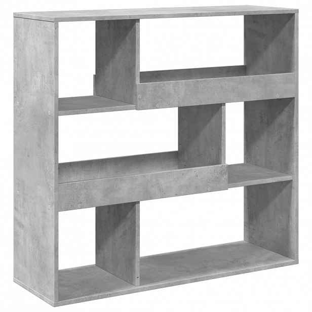 vidaXL Knihovna / dělicí stěna betonově šedá 100 x 33 x 94,5 cm