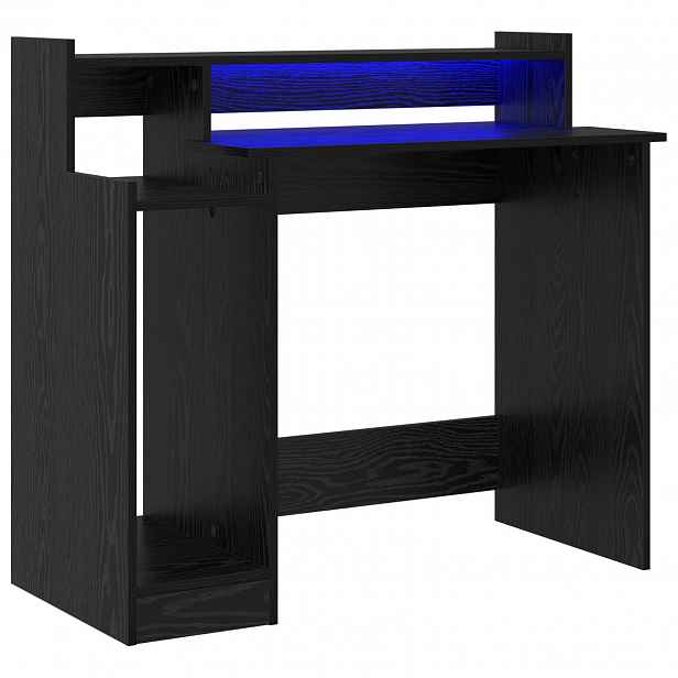 vidaXL Stůl Černý dub 97 x 45 x 90 cm Kompozitní dřevo