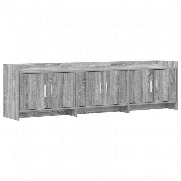 vidaXL Televizní skříň 168 x 33 x 47 cm Šedý Sonoma Kompozitní dřevo