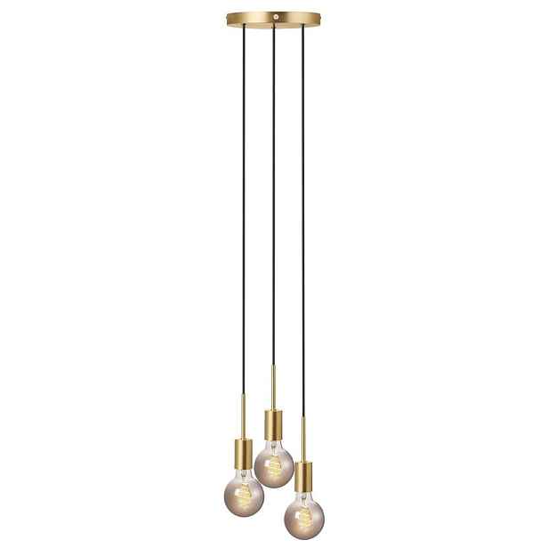 Stropní svítidlo Paco Nordlux 3x25 W E27 22 cm mosaz