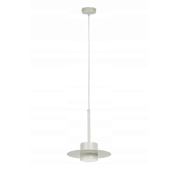 Závěsná lampa minimalistická šedá kulatá 20 cm do kuchyně jídelny Sigma