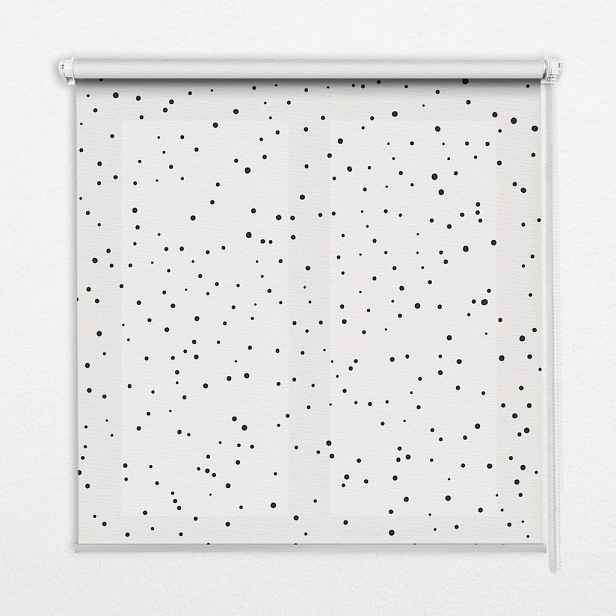 TULUP VNITŘNÍ roleta - okenní roleta - roleta - 150 x180 cm - Tečky