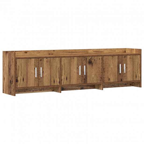 vidaXL Televizní skříň 168 x 33 x 47 cm Staré dřevo Kompozitní dřevo