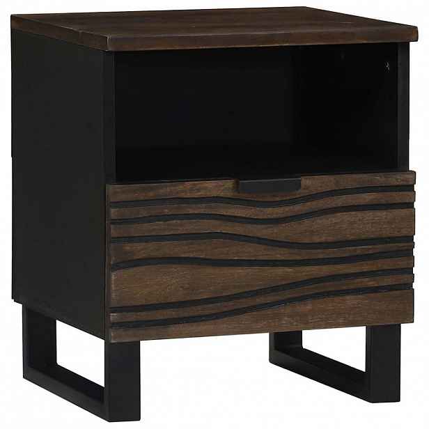 vidaXL Noční skříňka Vlašský ořech 40 x 33 x 46 cm Kompozitní dřevo