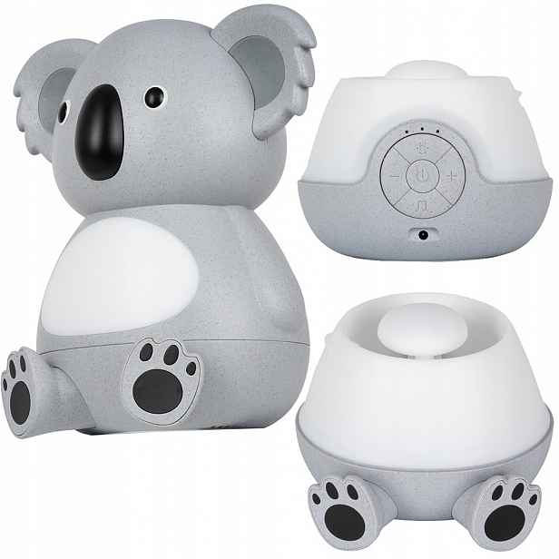Difuzér aromatických olejů pro děti Humanas Dream Koala Šedý