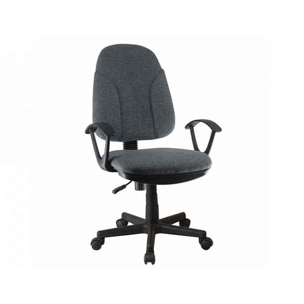Kancelářská židle DEVRI, šedá látka - 60 cm