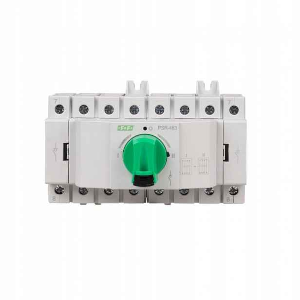 Přepínač zdroje napájení I-0-II otočný PSR-463 63A 4P